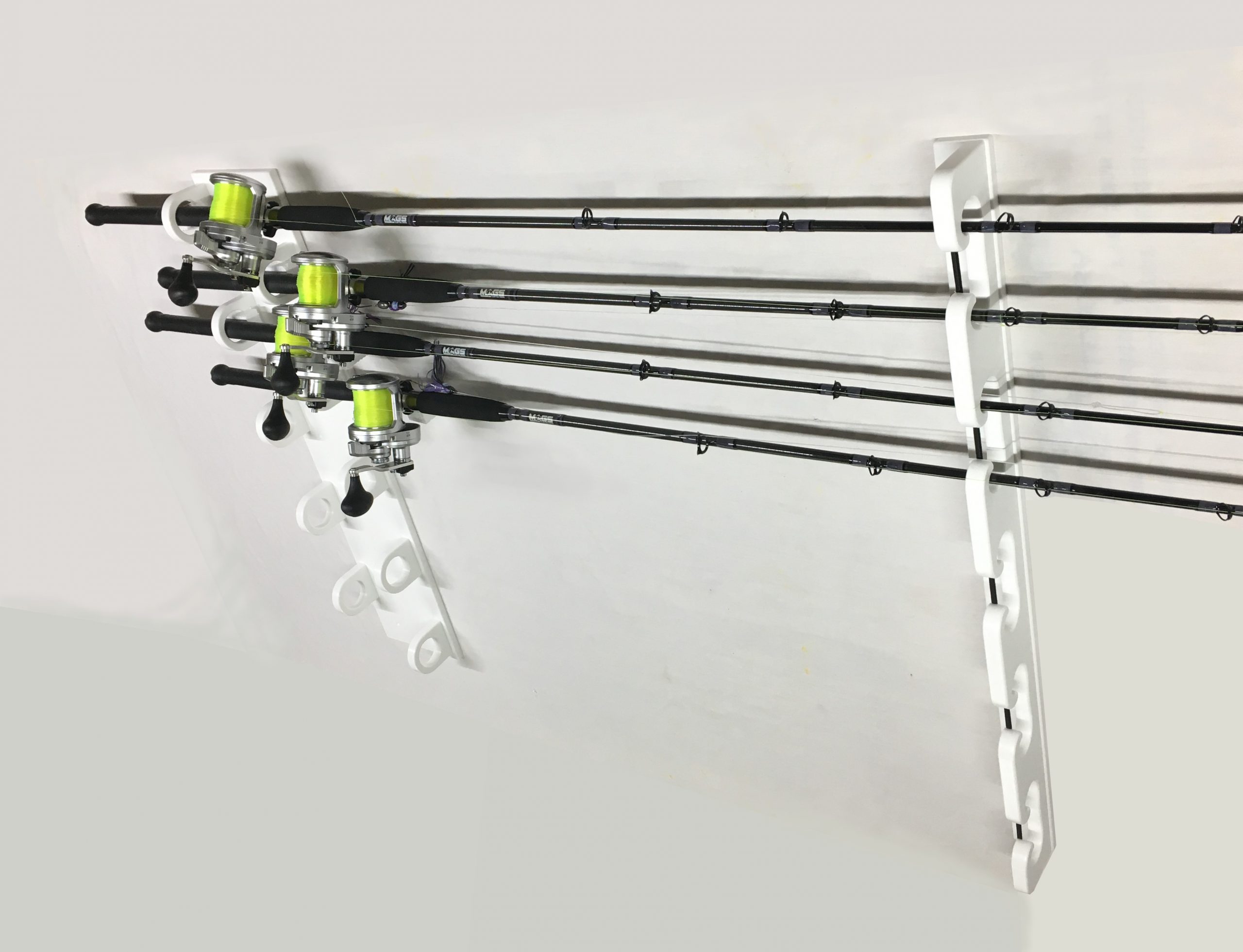 Ceiling Mount Big Game Rod Holder For 10 Fishing Rods and Reels