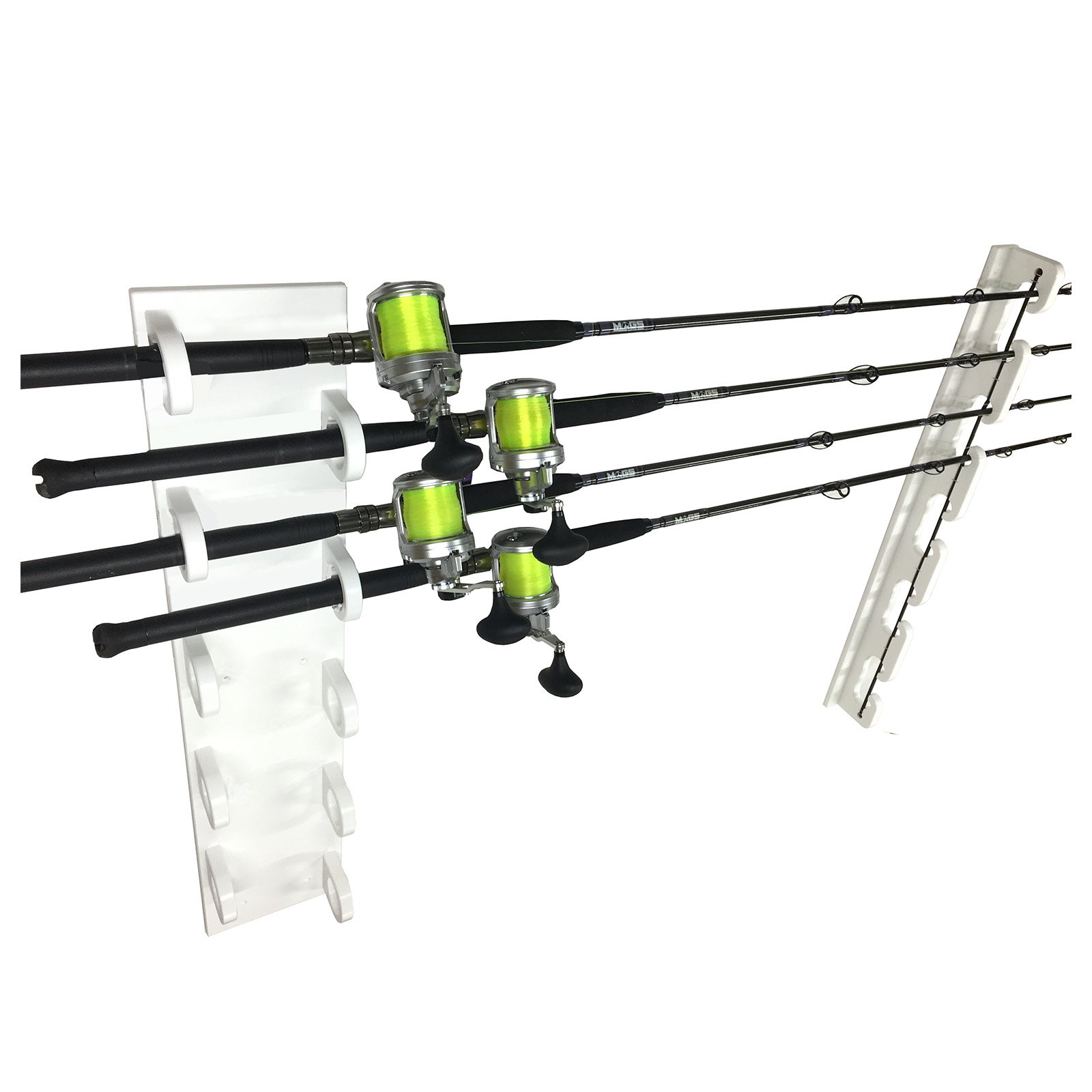Ceiling Mount Big Game Rod Holder For 10 Fishing Rods and Reels