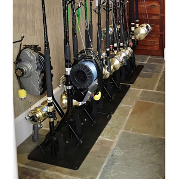 Big Game Fishing Rod Rack for 11 Rods + Option For 5 Bent Butt Rods